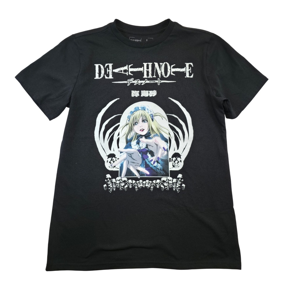 Death Note Misa Anime Graphic Tee CVLA Viz Media Black T-Shirt Size L
